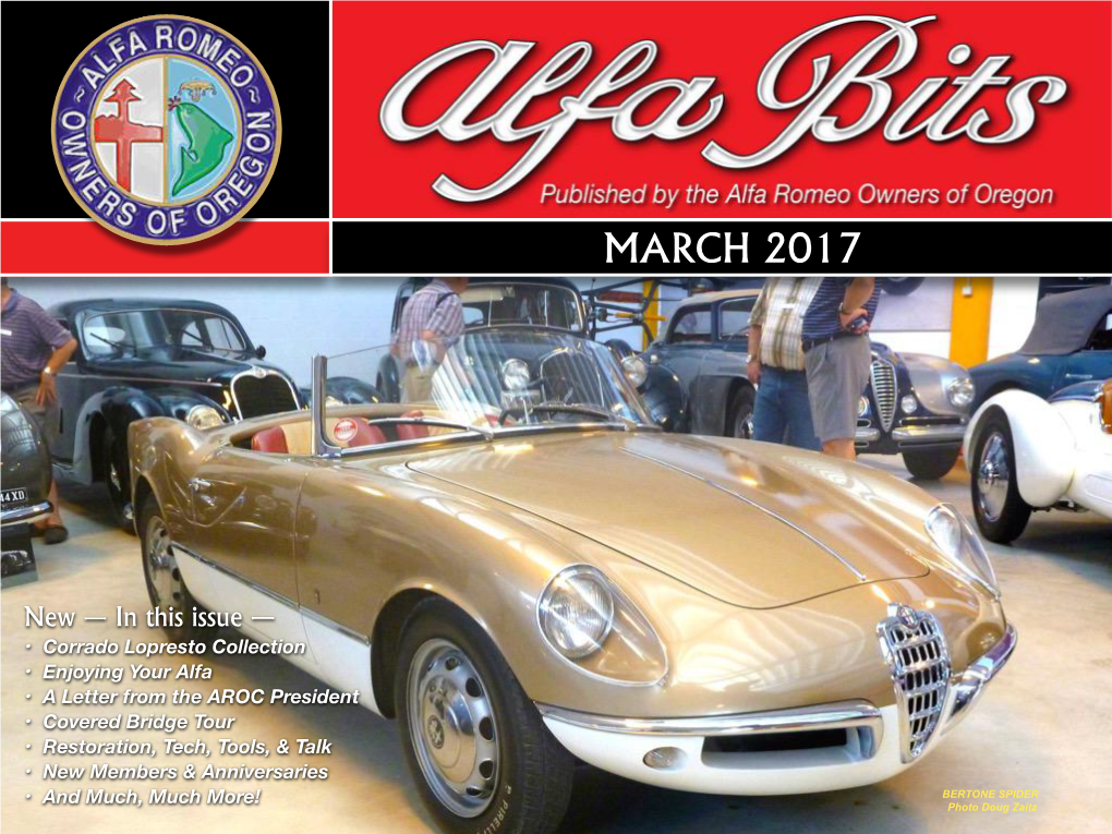 March 2017 Alfa Bits