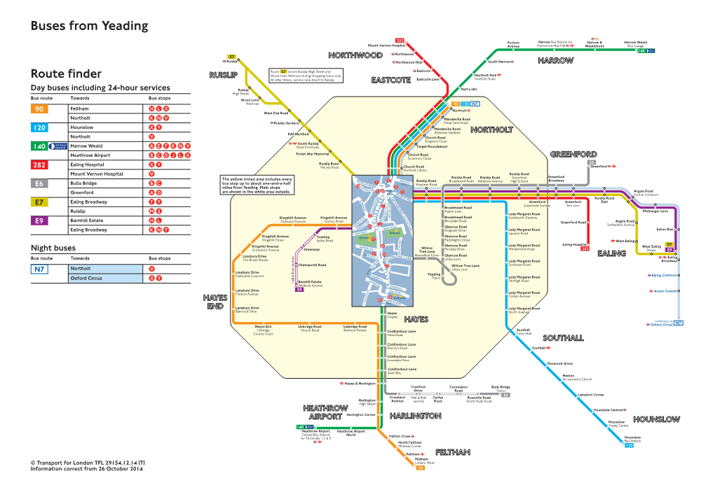 Buses from Yeading