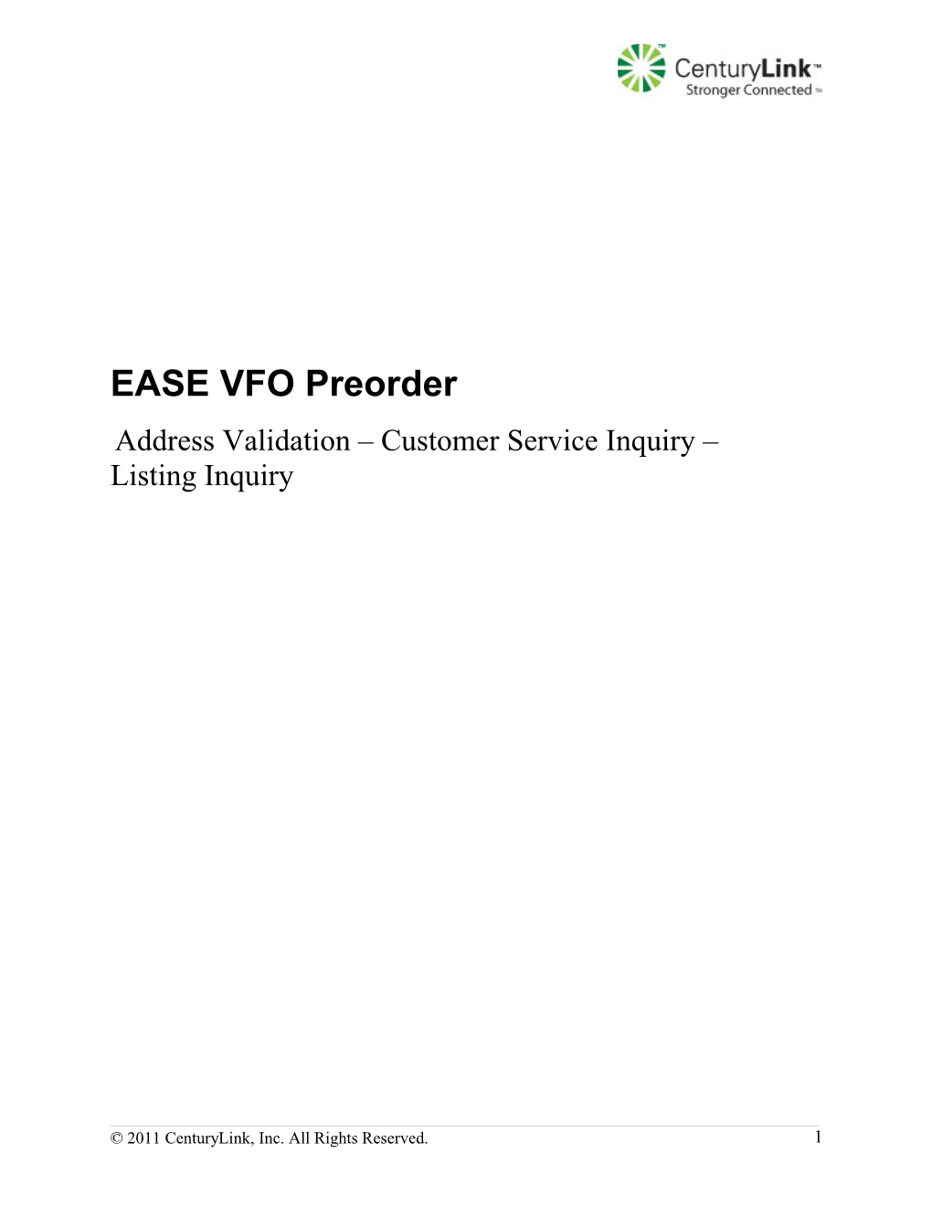 EASE VFO Preorder