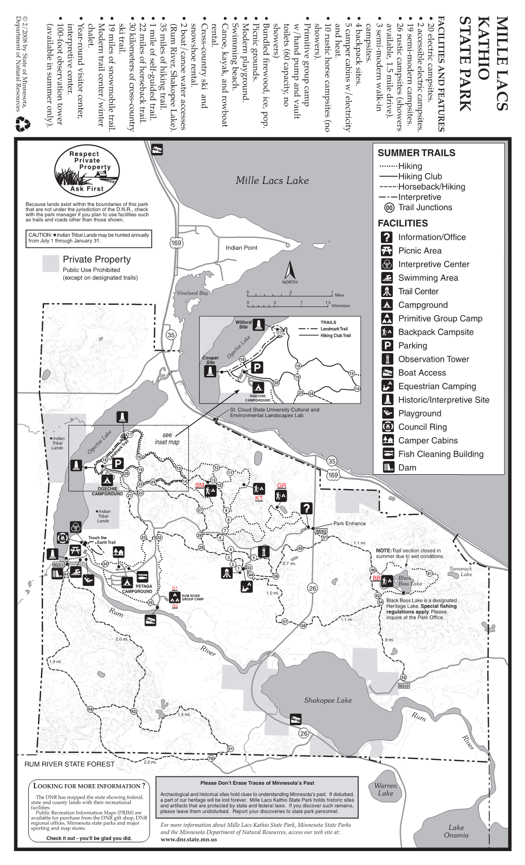 Mille Lacs Kathio State Park Hiking