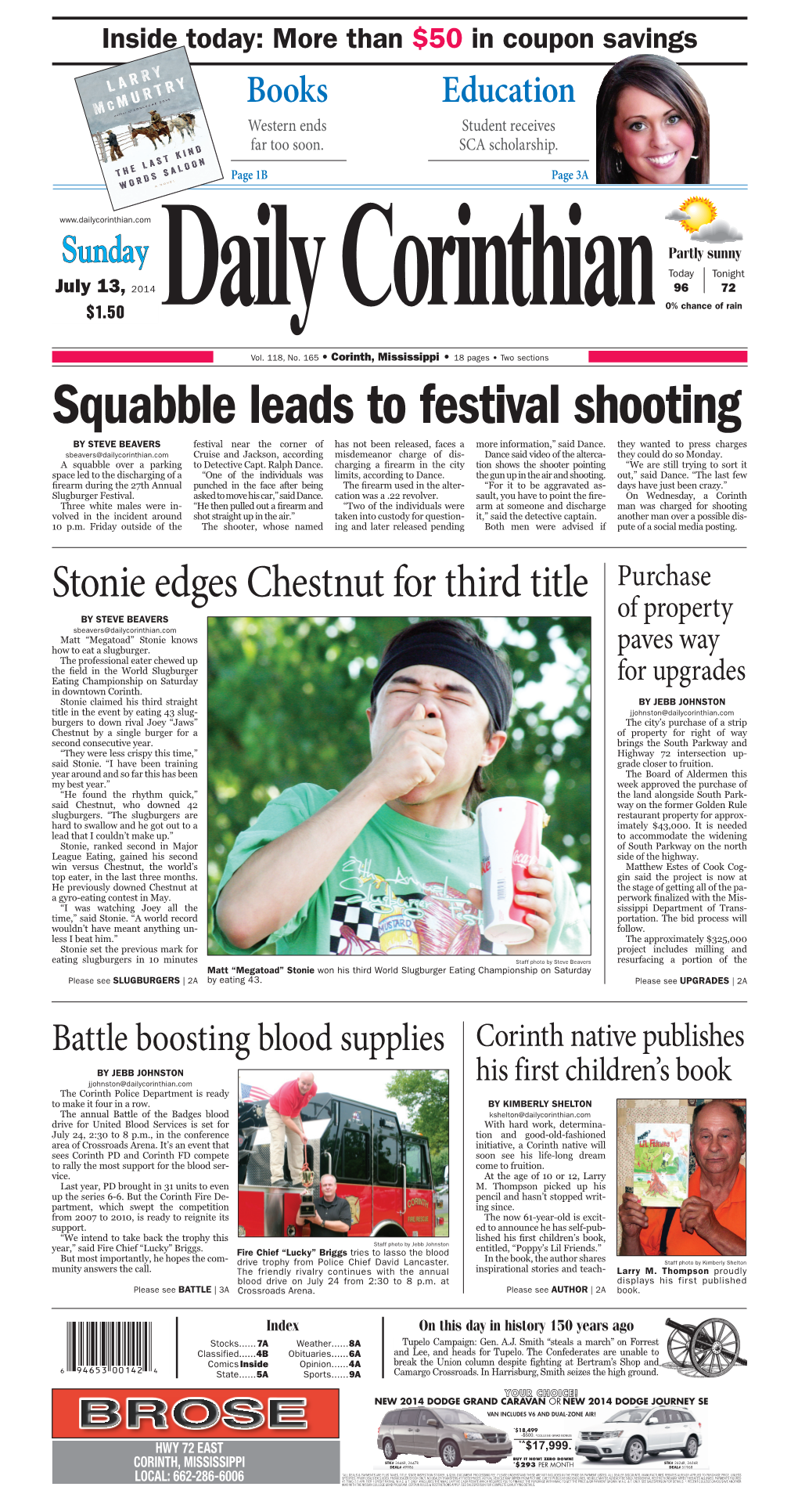 Squabble Leads to Festival Shooting by STEVE BEAVERS Festival Near the Corner of Has Not Been Released, Faces a More Information,” Said Dance