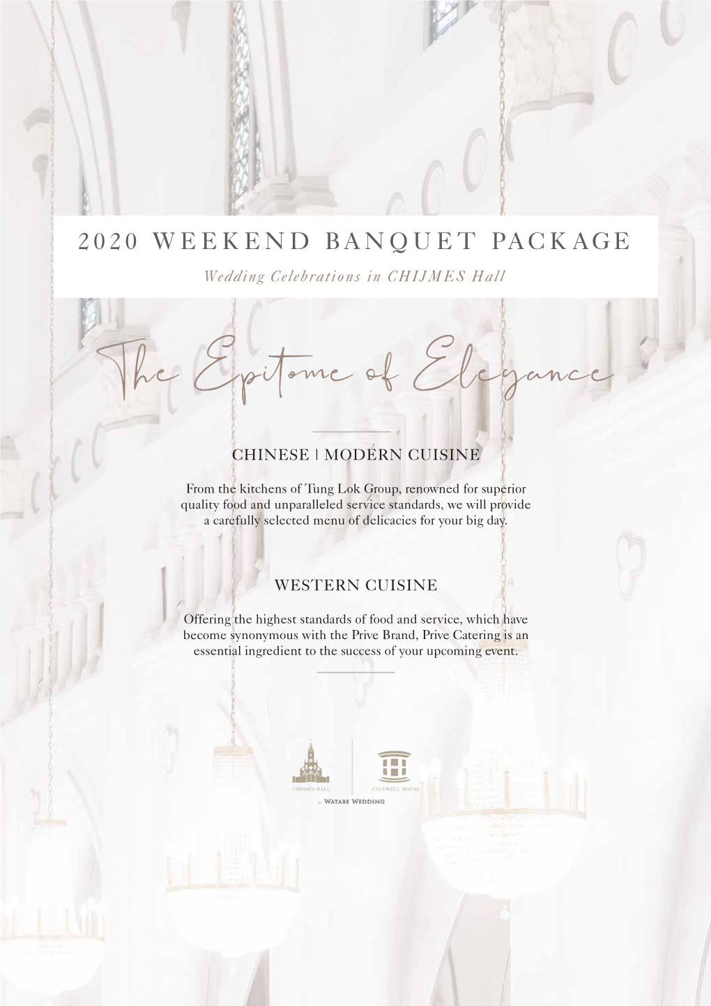 2020 Weekend Wedding Banquet Package