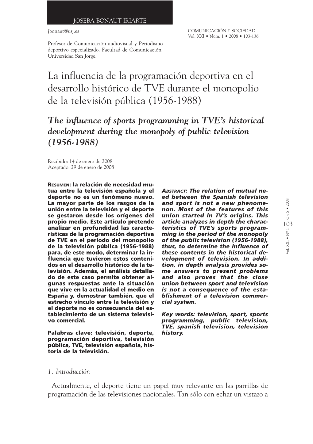 La Influencia De La Programación Deportiva En El Desarrollo Histórico