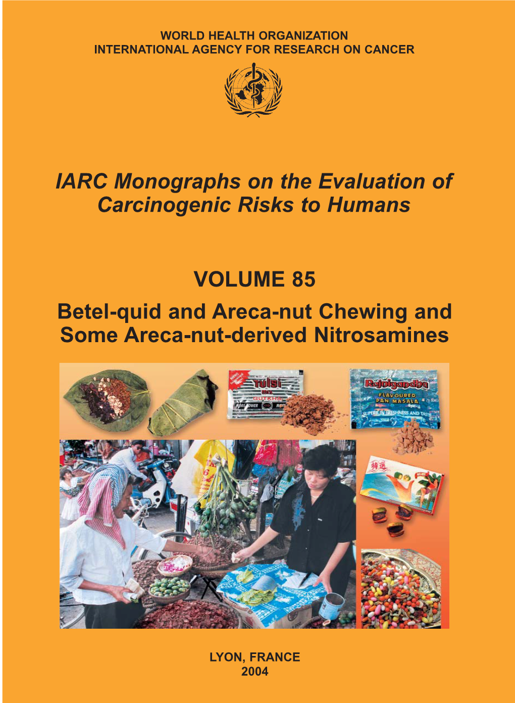 IARC Monographs on the Evaluation of Carcinogenic Risks to Humans