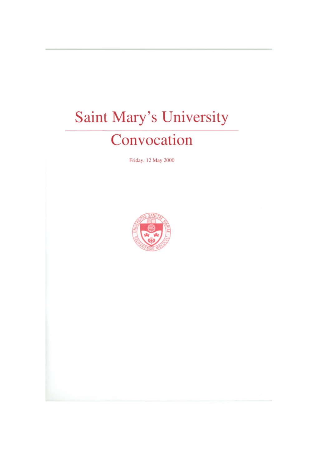 Saint Mary's University Convocation