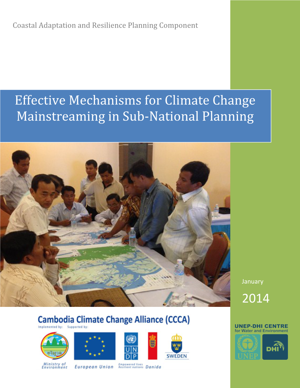 2014 Effective Mechanisms for Climate Change Mainstreaming In