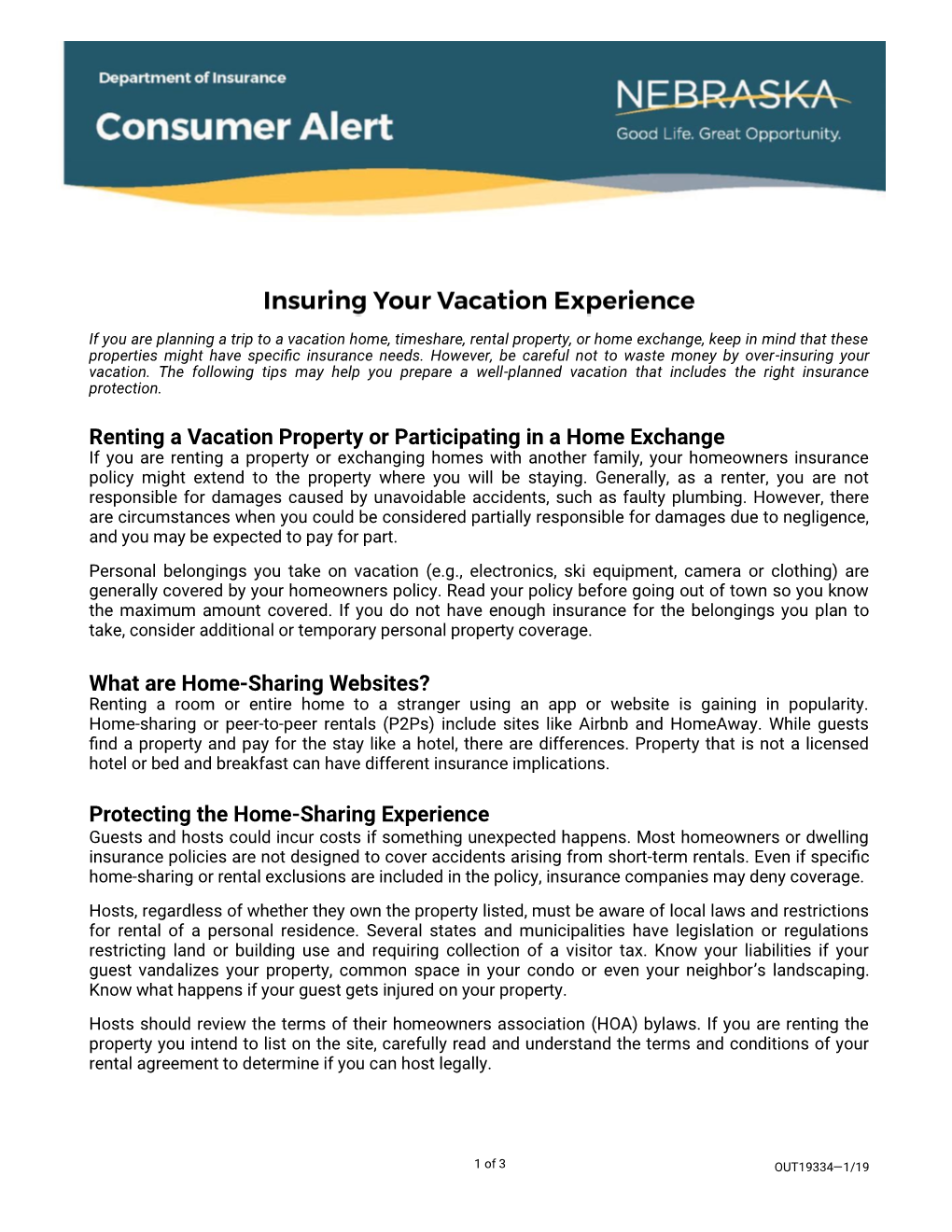 Renting a Vacation Property Or Participating in a Home Exchange