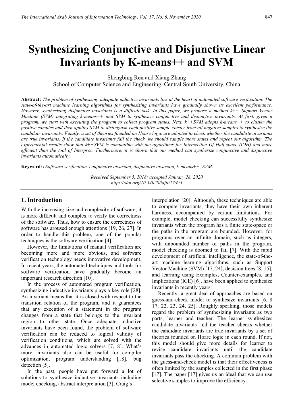 Synthesizing Conjunctive & Disjunctive Linear Invariants by K