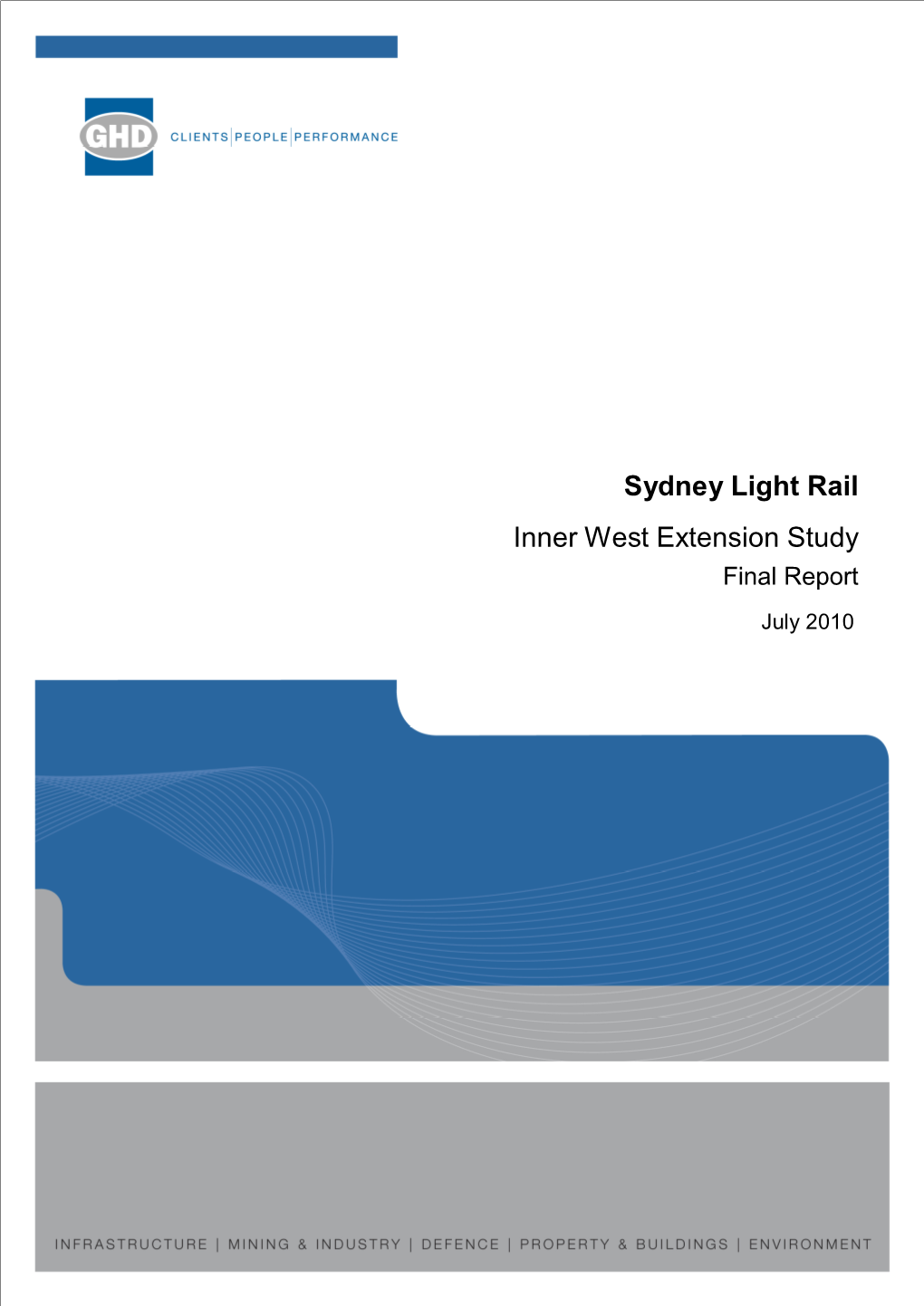 Sydney Light Rail Inner West Extension Report