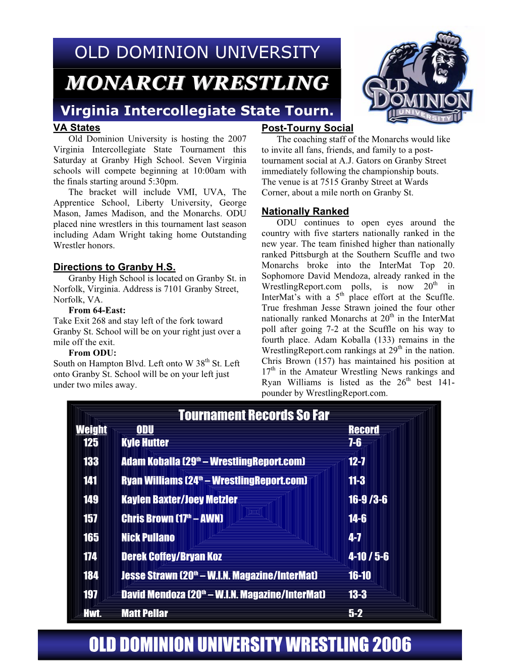 Monarch Wrestling