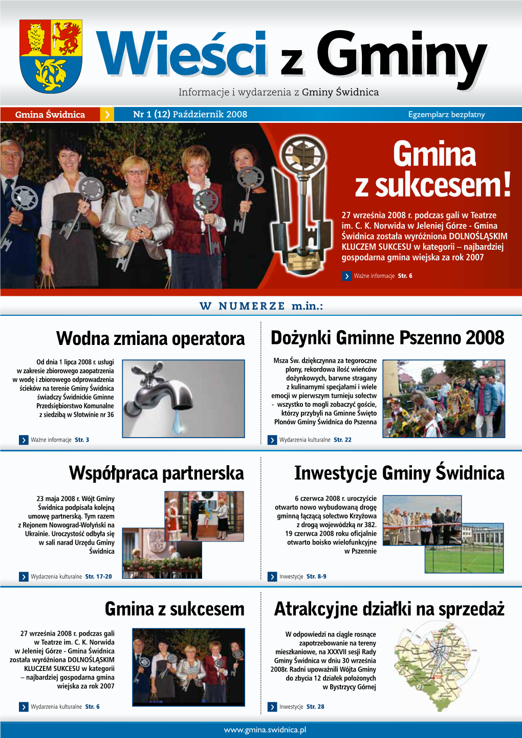 Gmina Z Sukcesem! 27 Września 2008 R