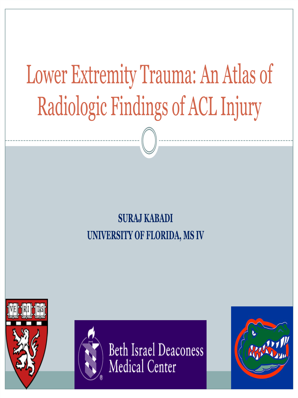 ACL Injury and Tears