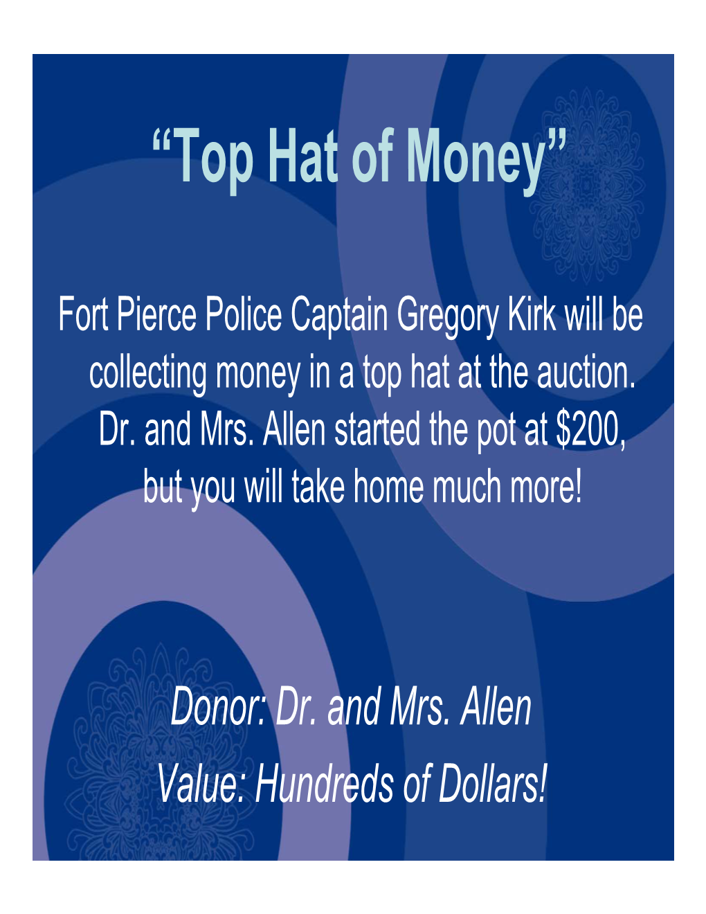 Top Hat of Money ”