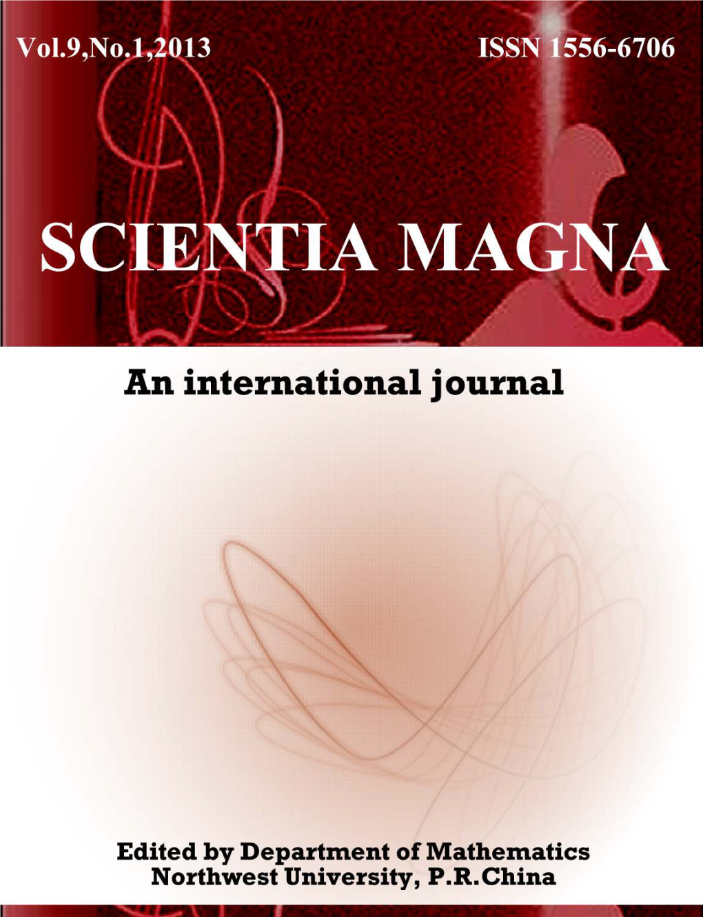 Vol. 9, No. 1, 2013 ISSN 1556-6706