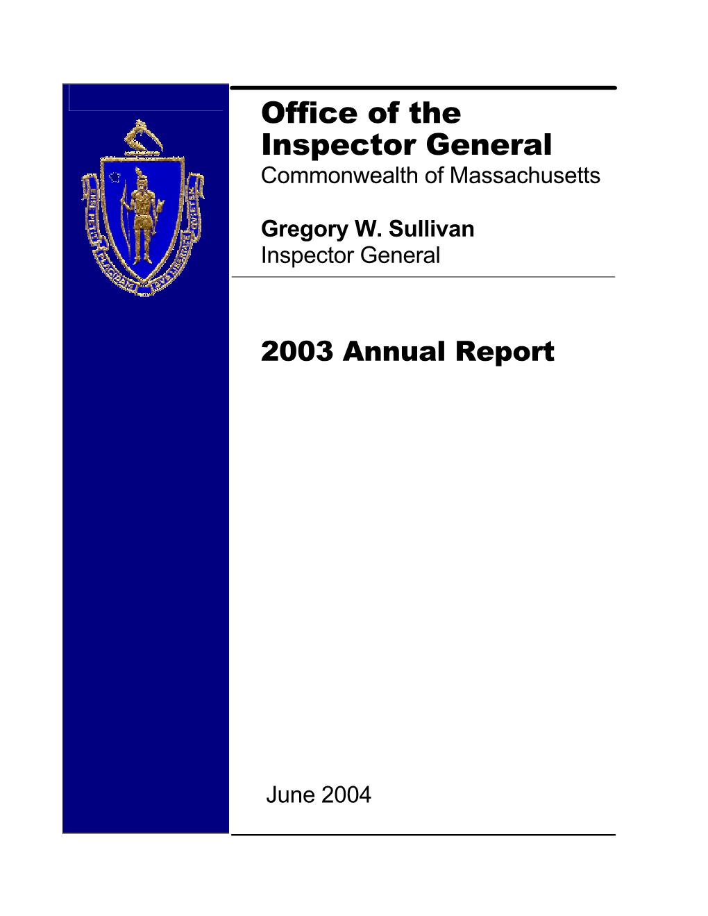 2003 Annual Report