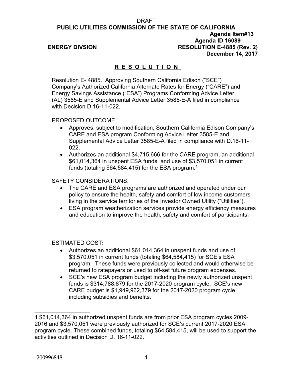 Public Utilities Commission of the State of California s68