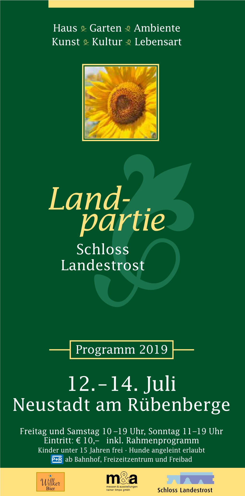 Programmheft Der Landpartie in Neustadt A. Rbge