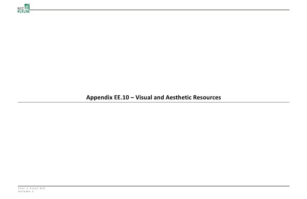 Appendix EE.10 – Visual and Aesthetic Resources