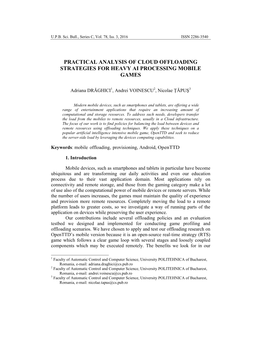 Practical Analysis of Cloud Offloading Strategies for Heavy Ai Processing Mobile Games