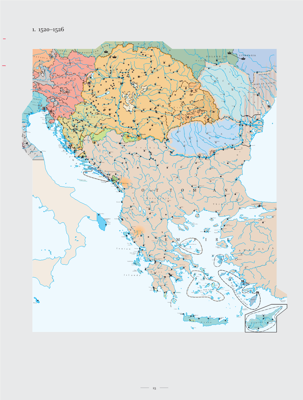 Page 1 1. 1520–1526 SILEZA Po L a LAND Berita LANDS PAS SAU OF