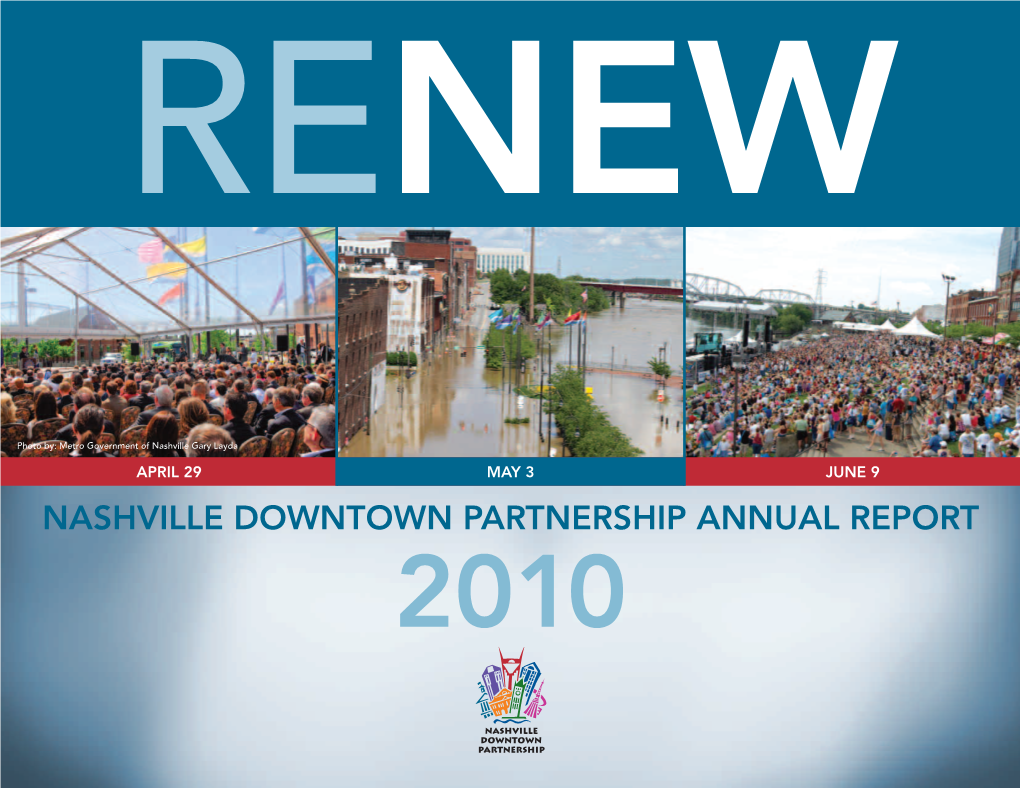 2010 Nashville Downtown Partnership Annual Report