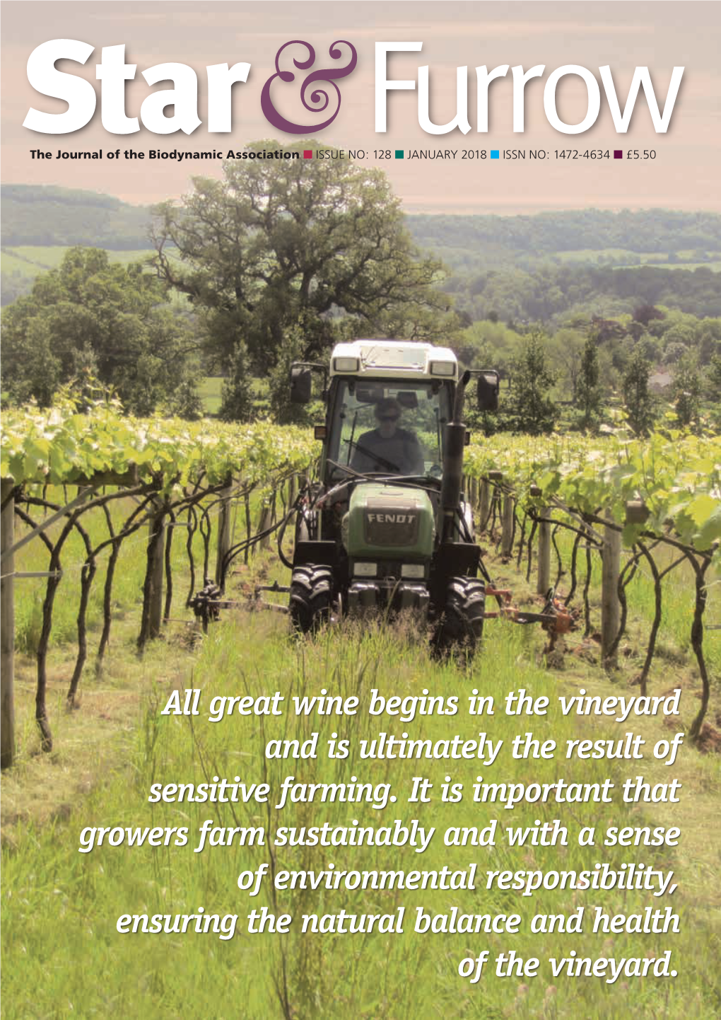 Great Wine Begins in the Vineyard and Is Ultimately the Result of Sensitive Farming