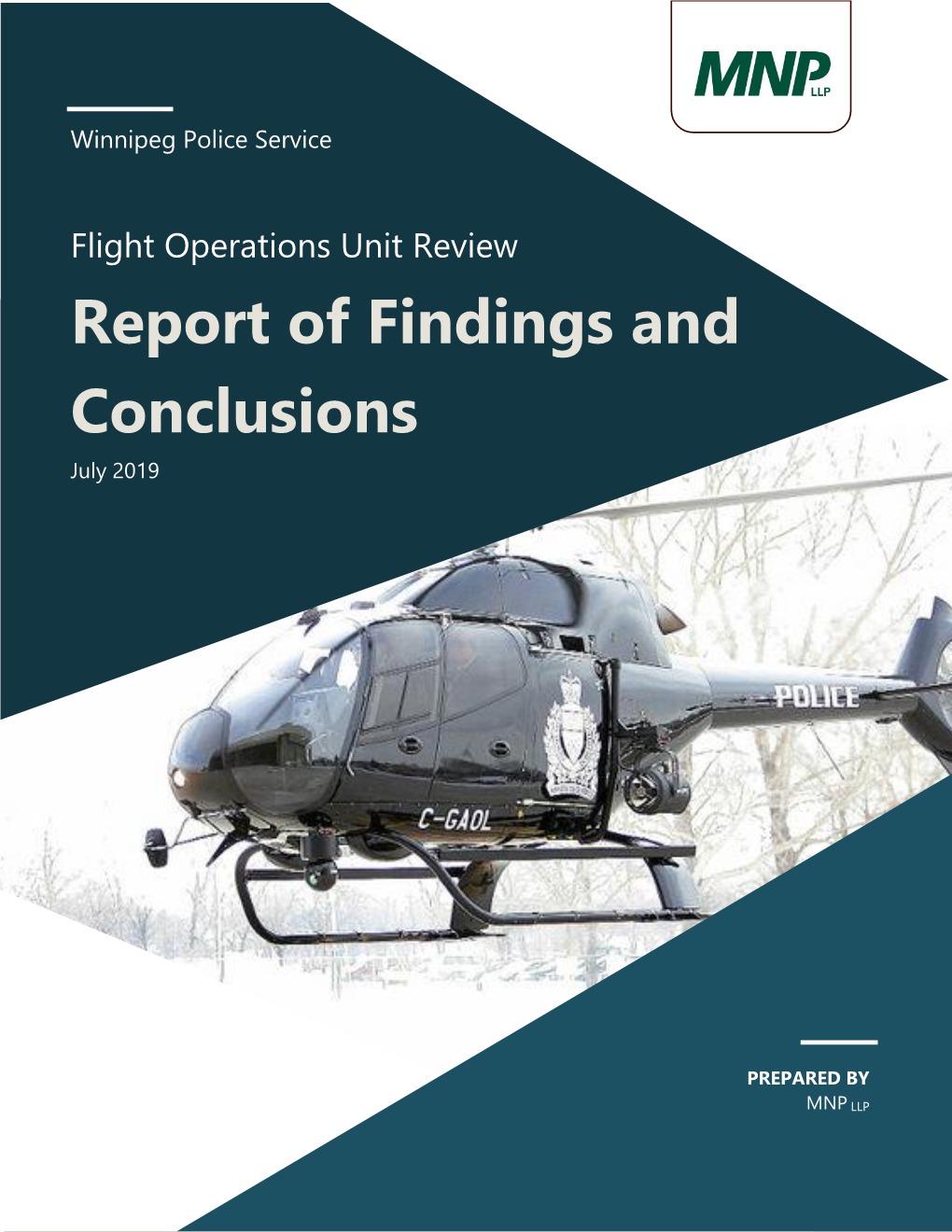 Flight Operations Unit Review Report of Findings and Conclusions July 2019
