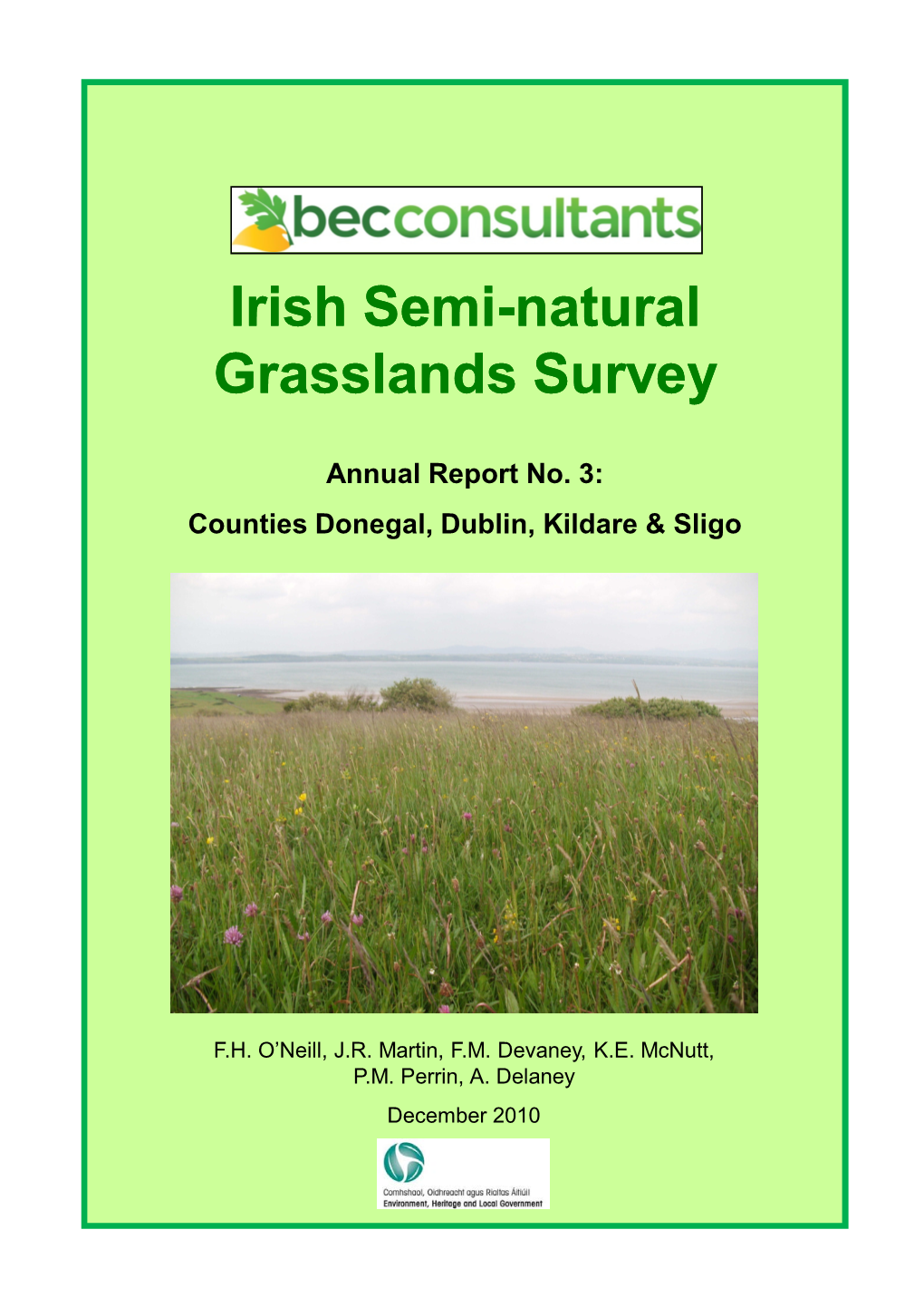 Irish Semi Irish Semi-Natural Natural Grasslands Survey