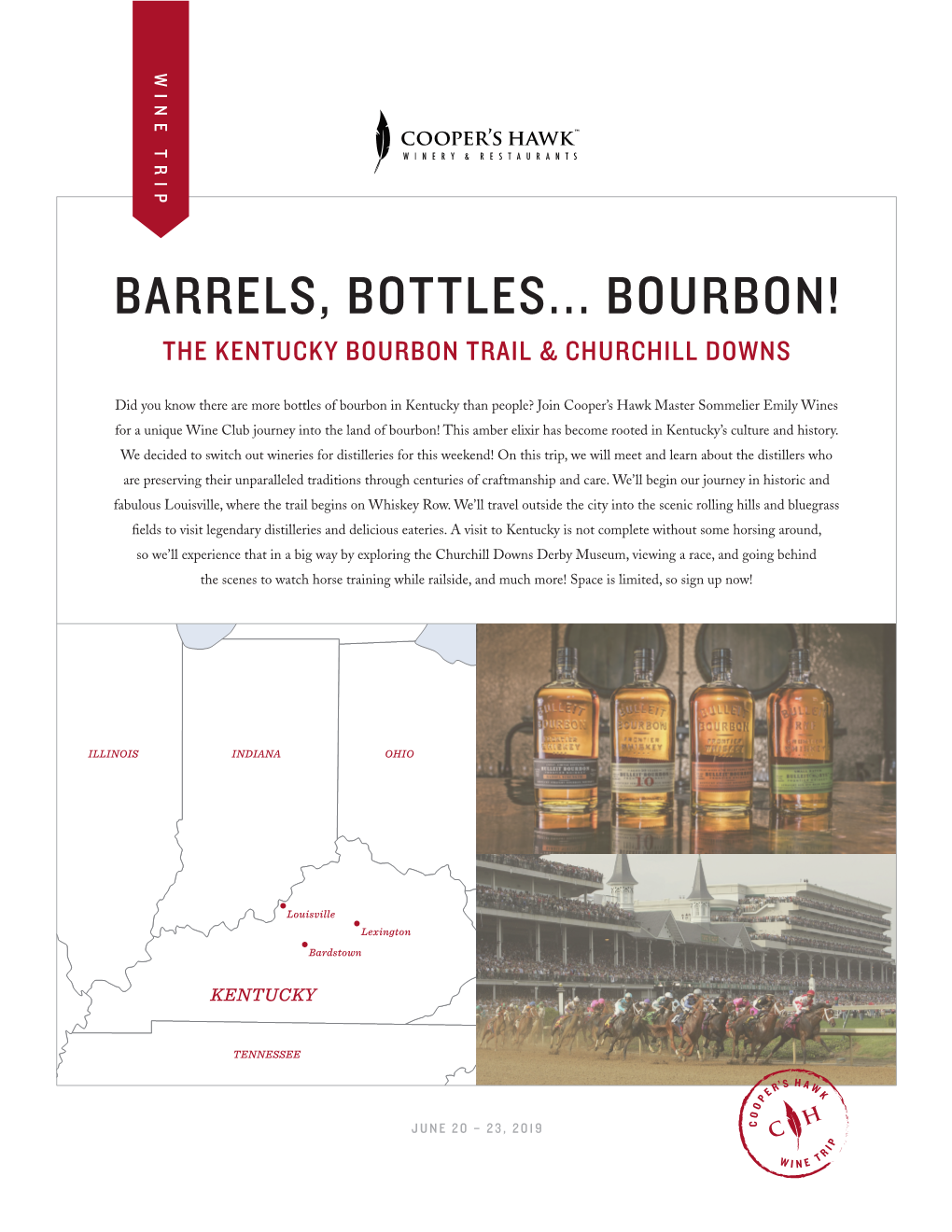 Barrels, Bottles... Bourbon! the Kentucky Bourbon Trail & Churchill Downs