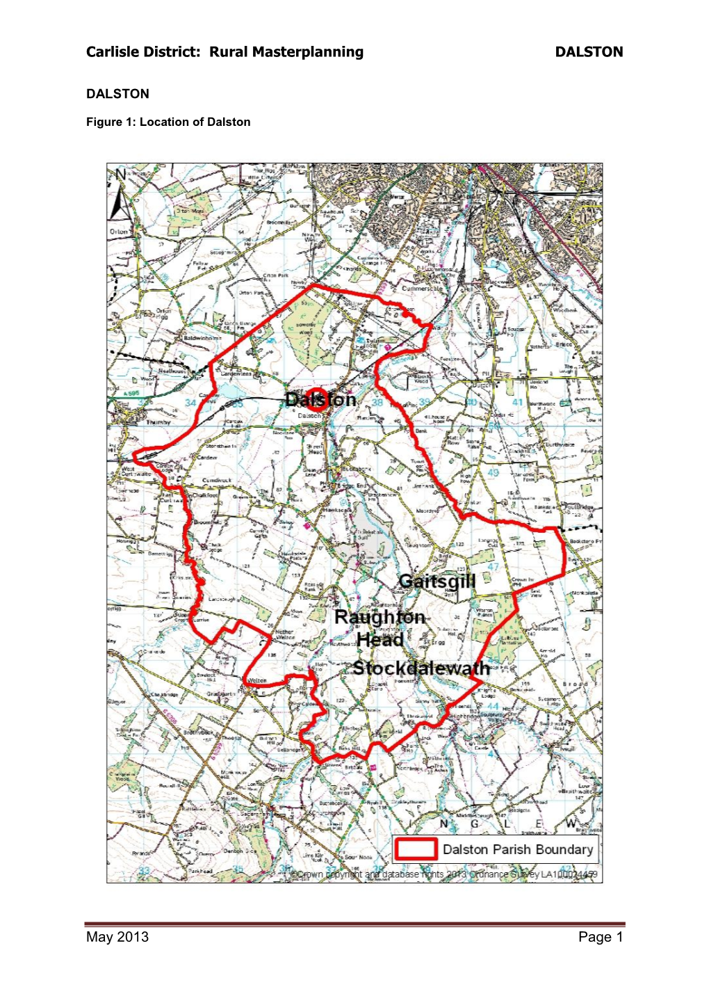 Carlisle Rural Masterplanning Settlement