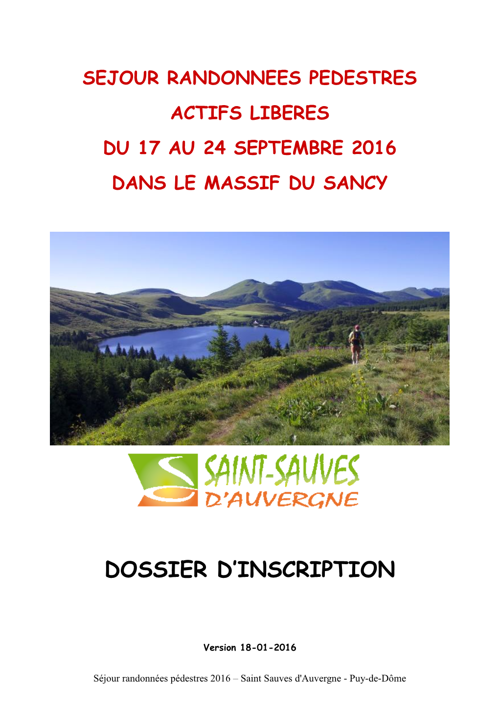 Dossier D'inscription