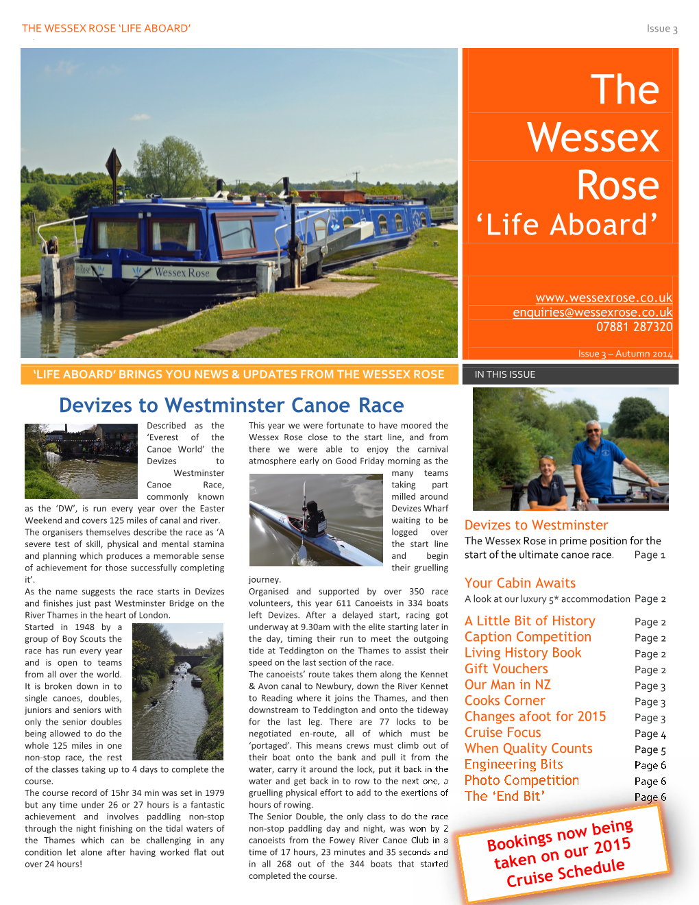 The Wessex Rose Autumn 2014 Newsletter (Pdf)