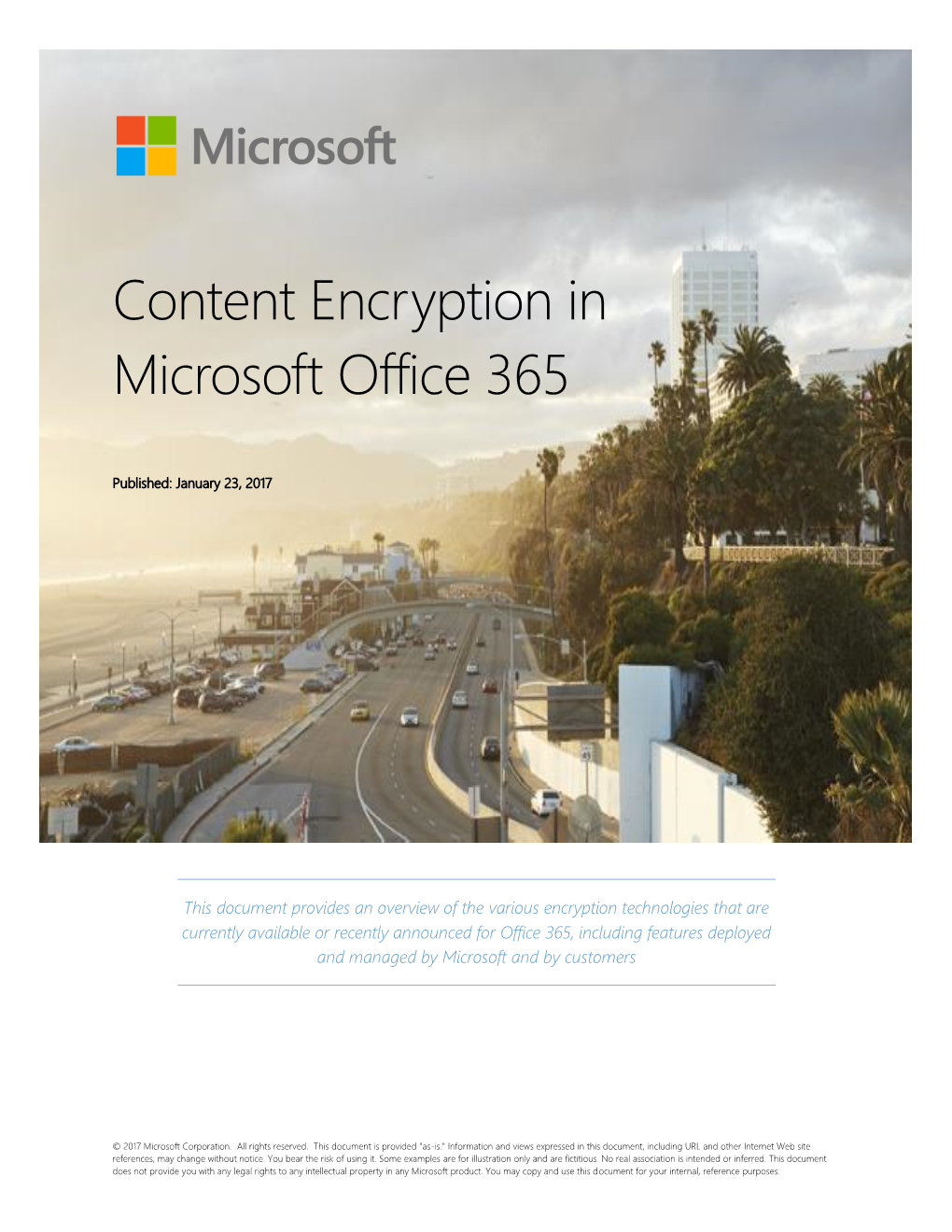 Content Encryption in Microsoft Office 365