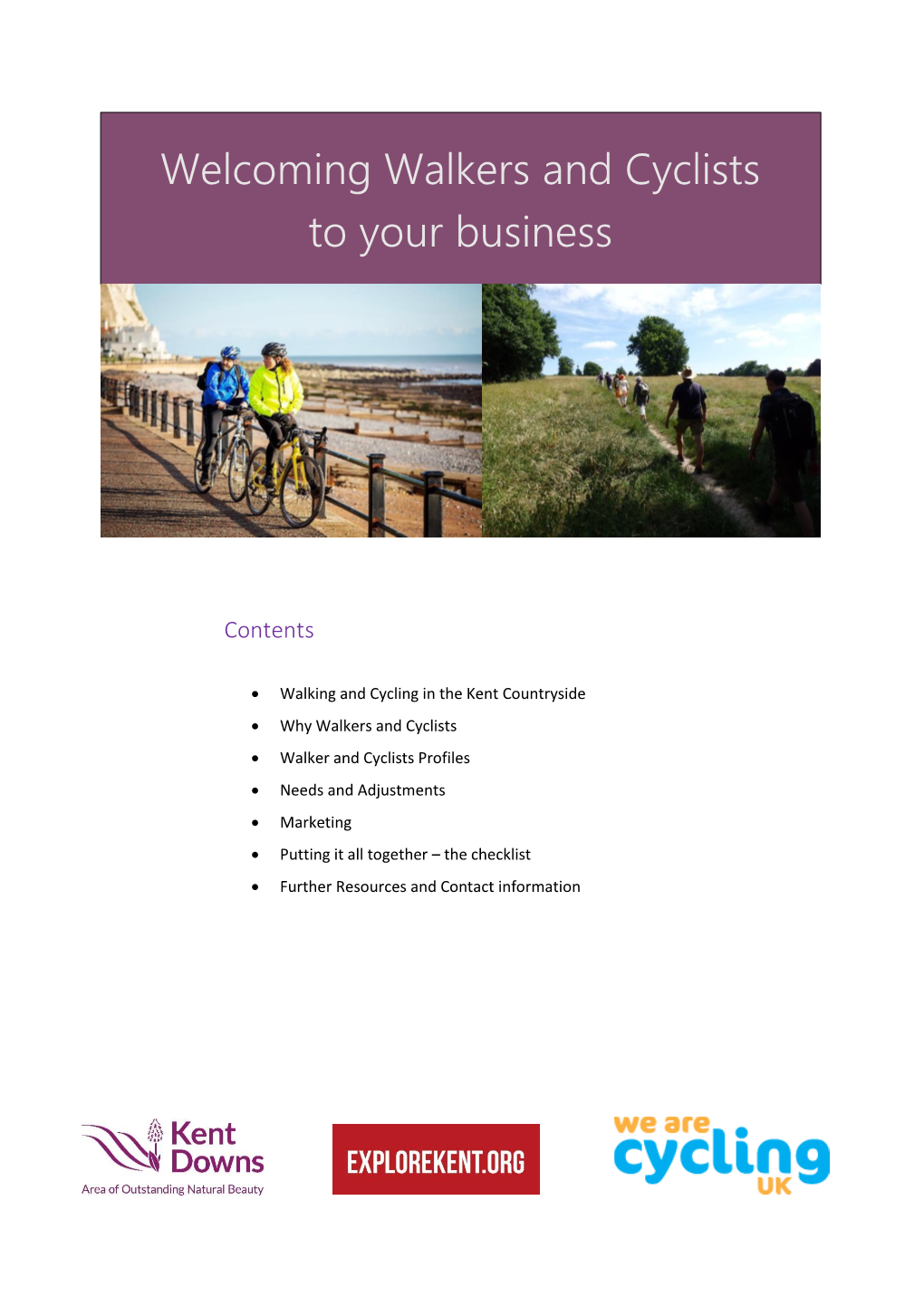 Welcoming Walkers and Cyclists to Your Business