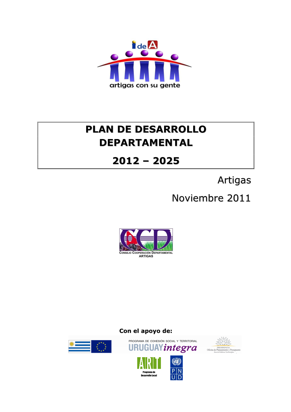 Plan De Desarrollo Departamental 2012 – 2025