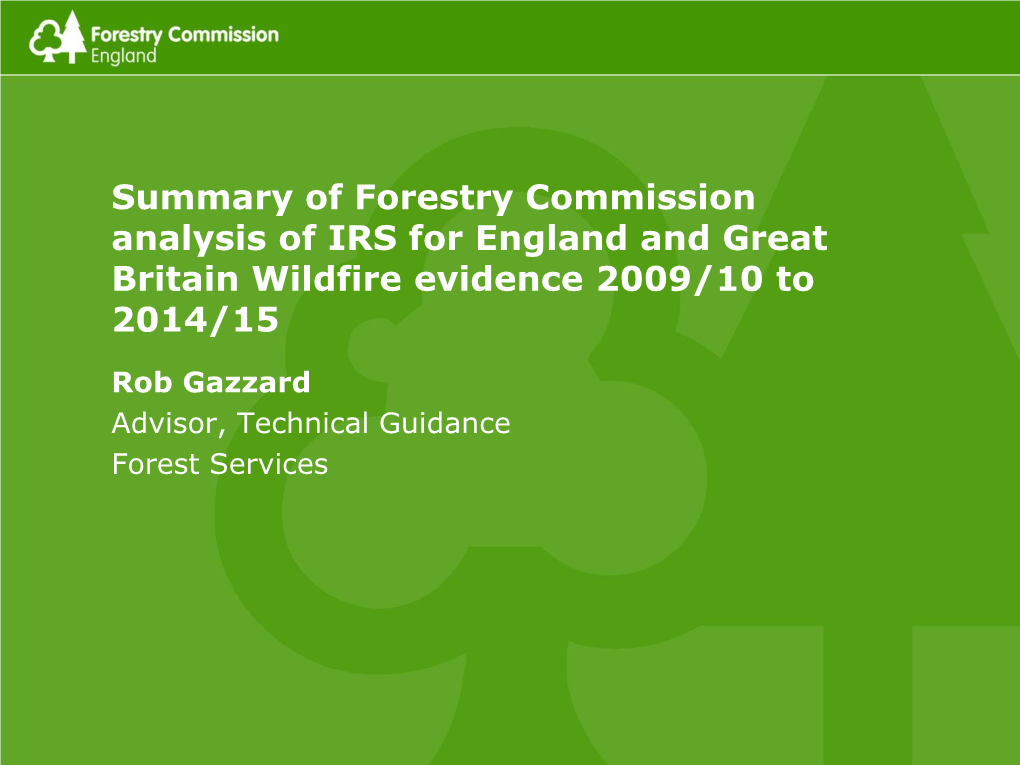 Building Wildfire Resilience Into Forest Management Planning