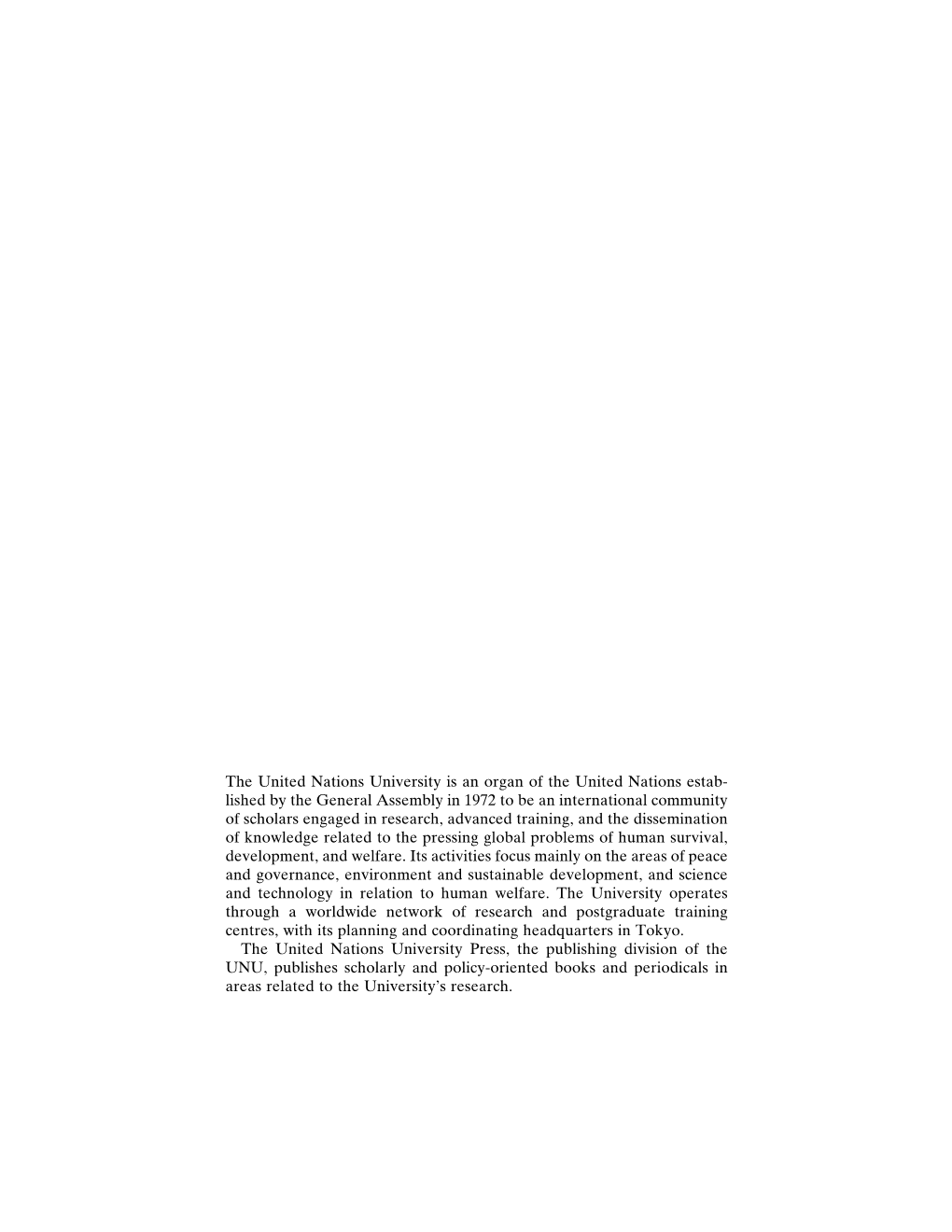 International Waters in Southern Africa Water Resources Management and Dr Ralph Daley Policy Series Editors Director, UNU/INWEH Hamilton, Ontario, Canada Dr Juha I