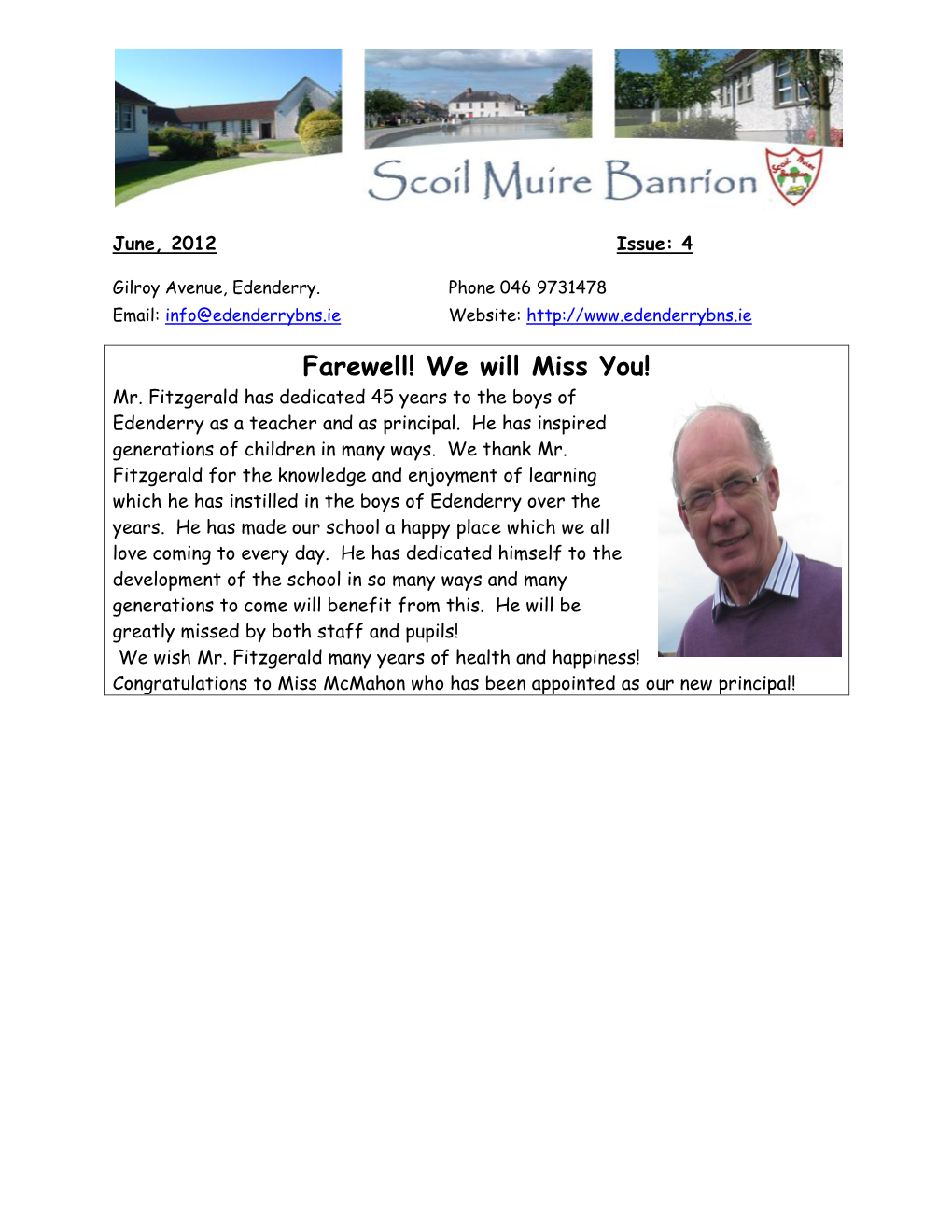 Newsletter June 2012