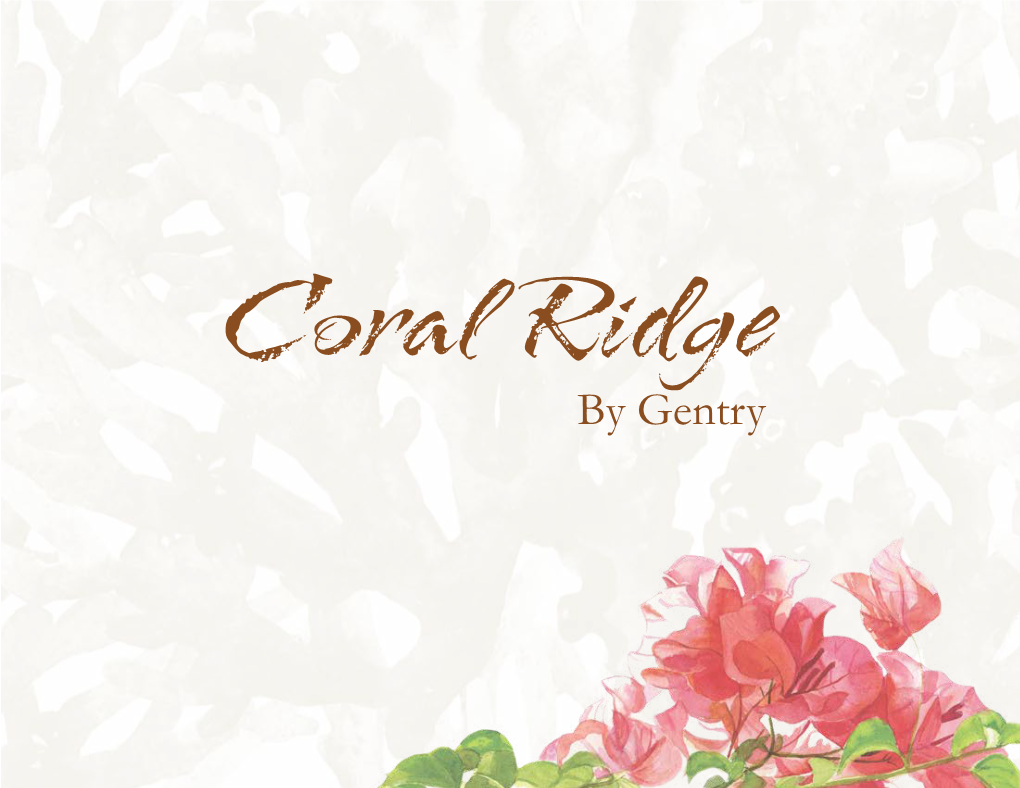 Coral Ridge Brochure