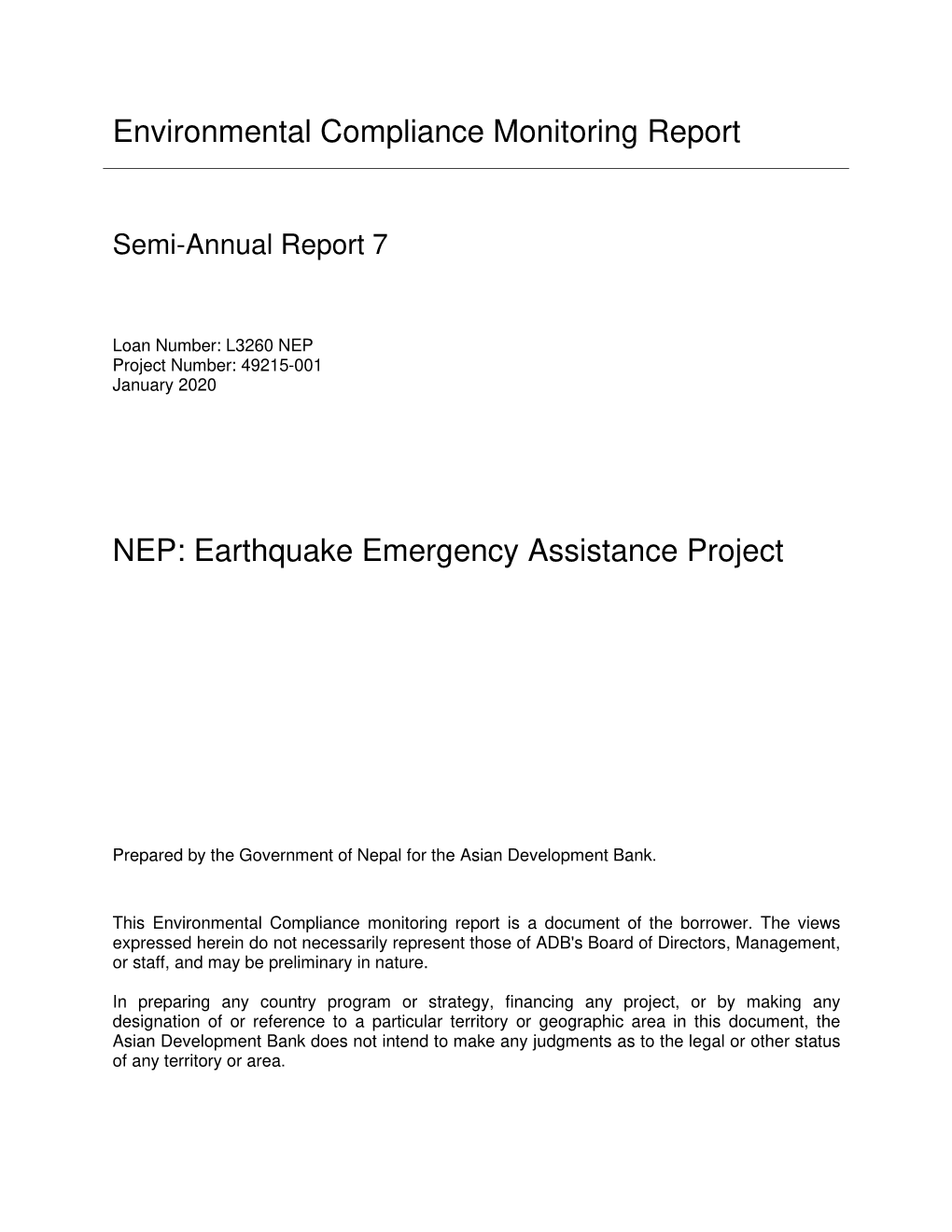 Technical Assistance Layout with Instructions