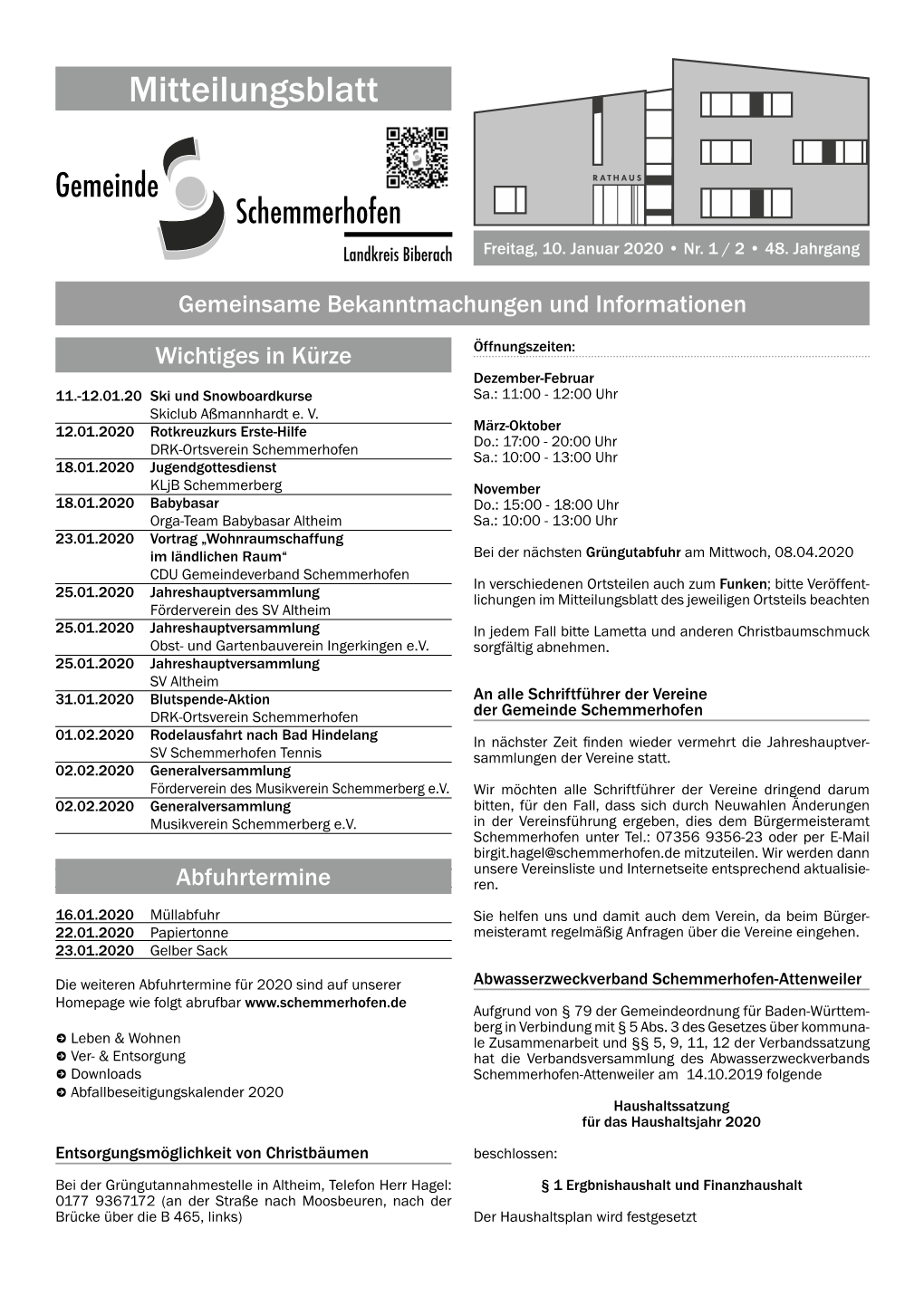 Schemmerhofen MTB KW 1 2020