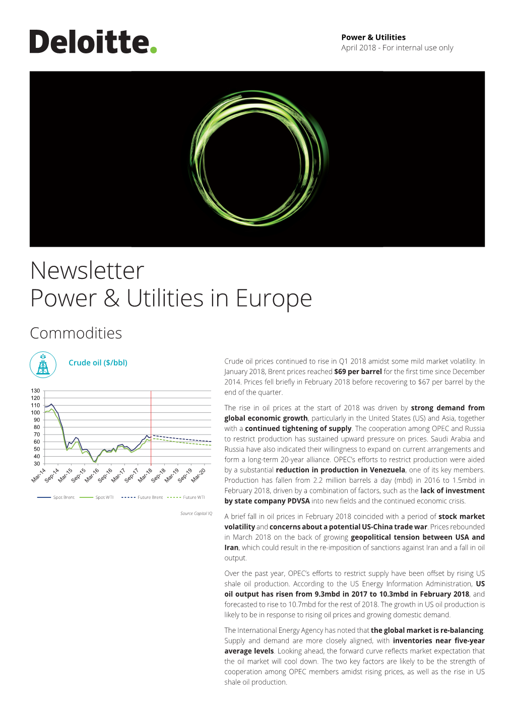Newsletter Power & Utilities in Europe