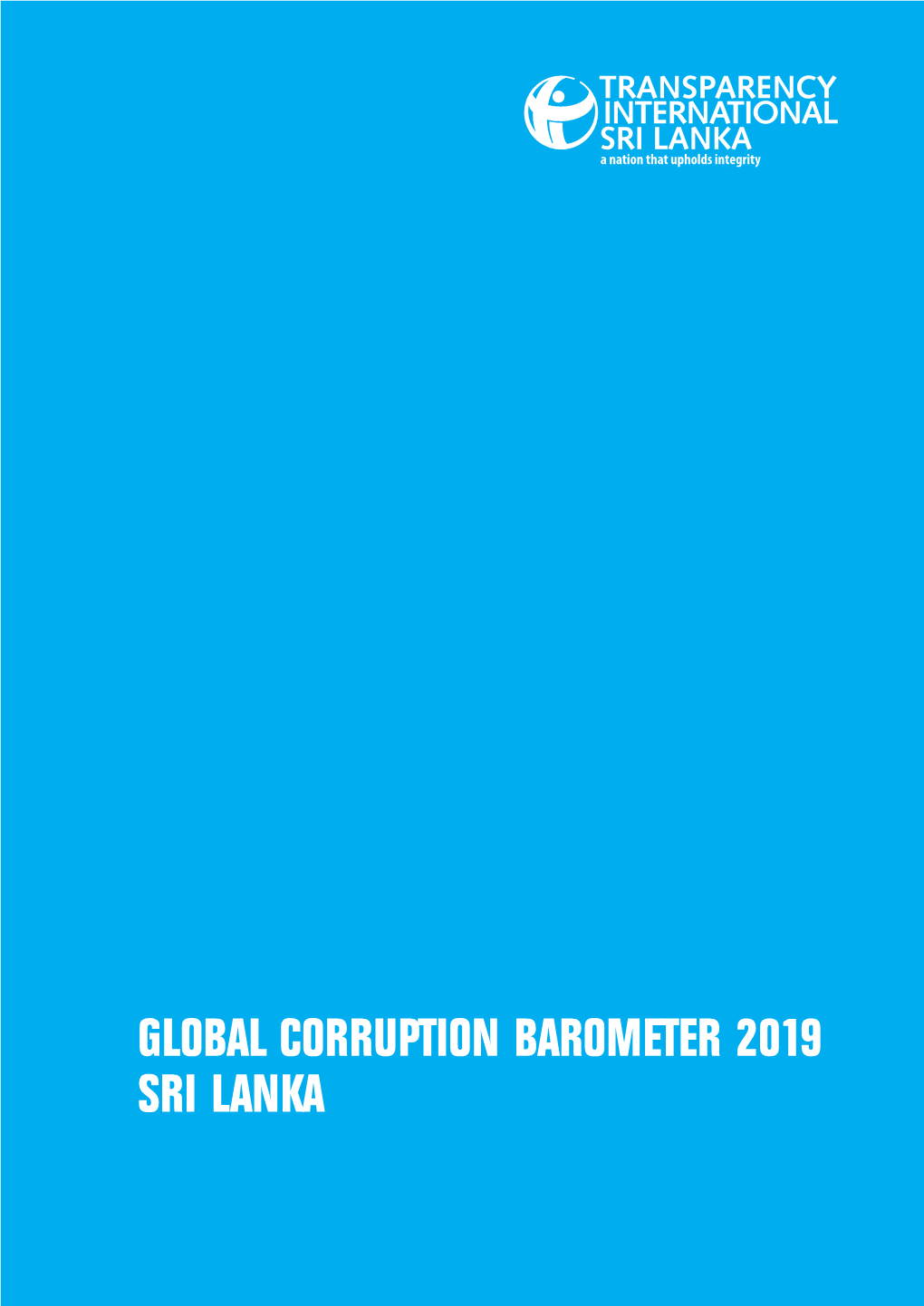 Global Corruption Barometer 2019 Sri Lanka