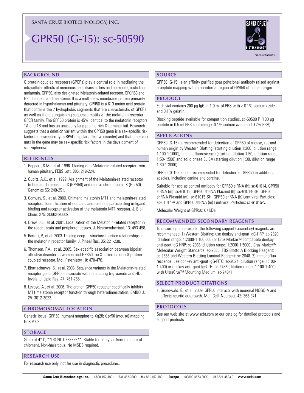 GPR50 (G-15): Sc-50590