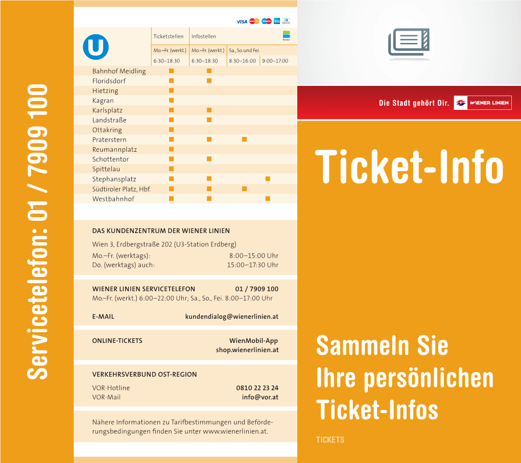 Ticket-Info Südtiroler Platz, Hbf