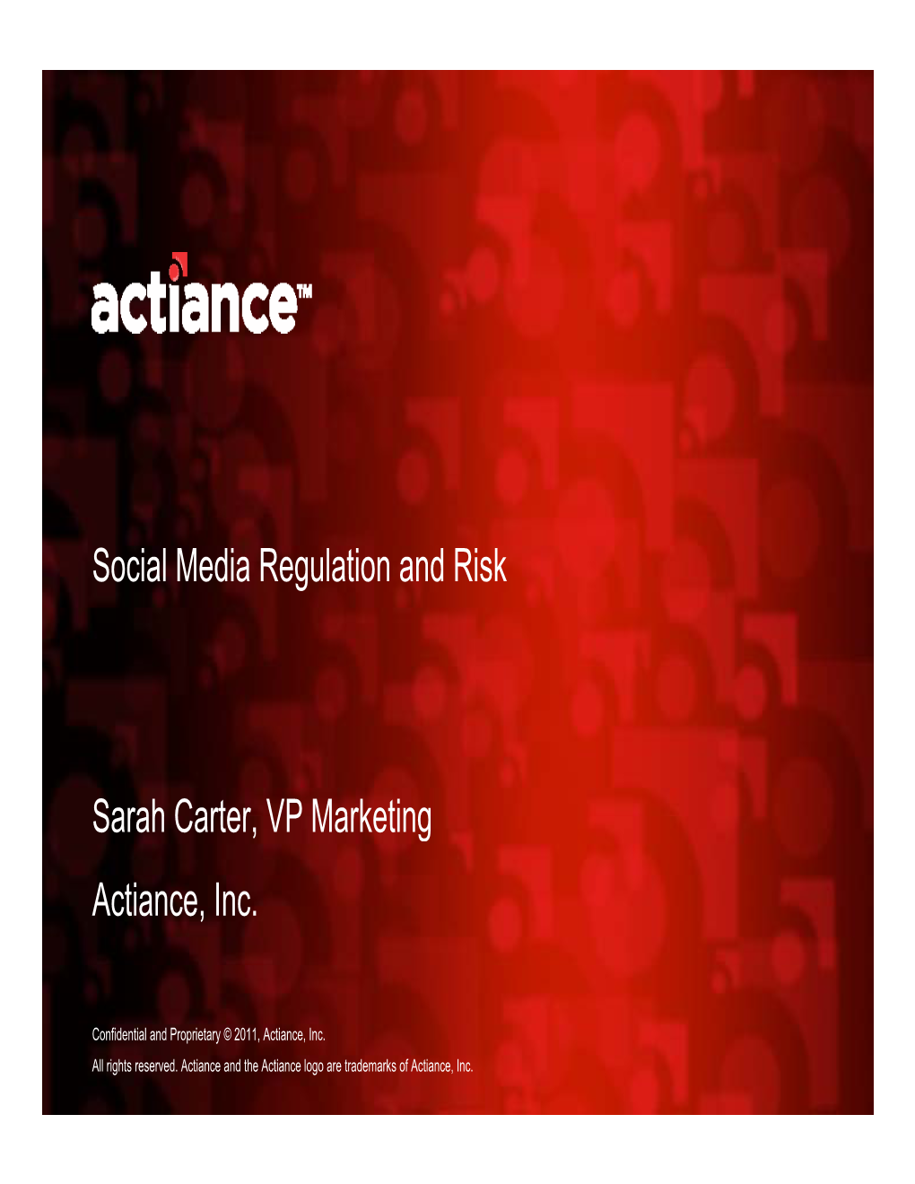 About Actiance