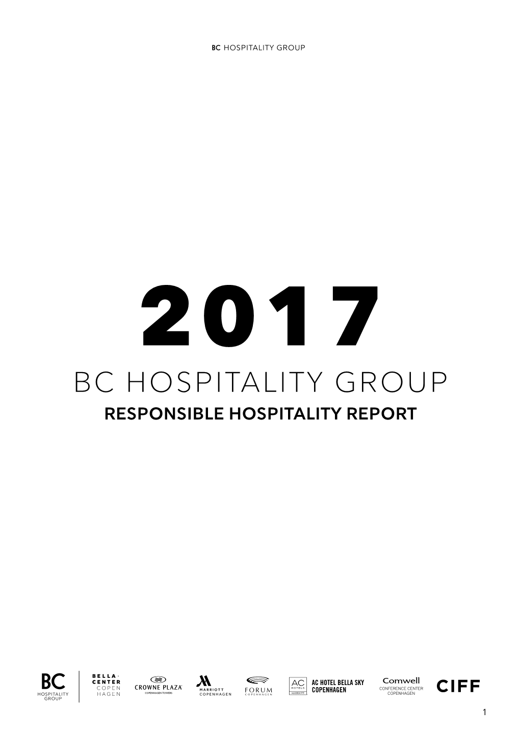 2017 Responsible Hospitality Report