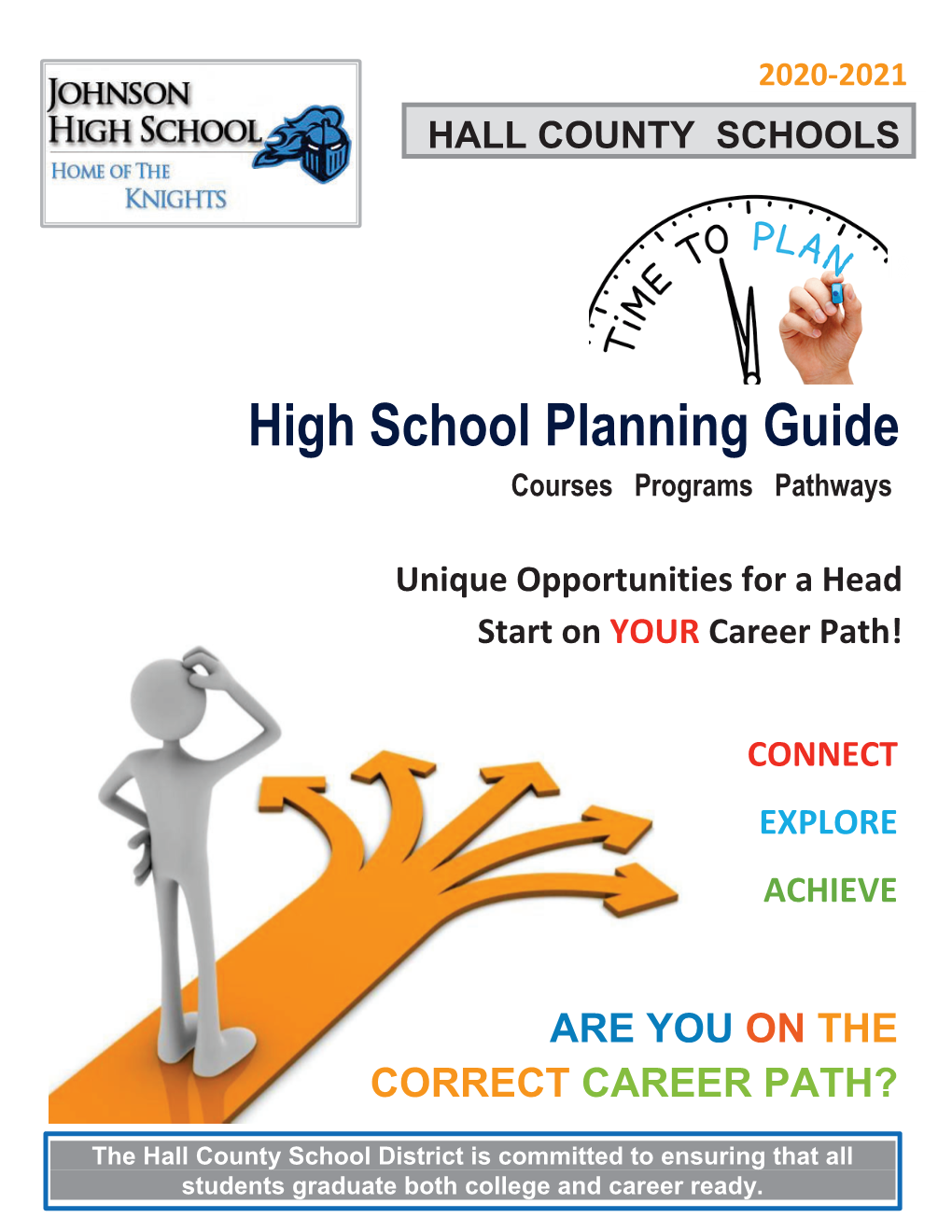 High School Planning Guide Courses Programs Pathways