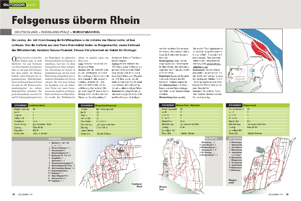 Felsgenuss Überm Rhein