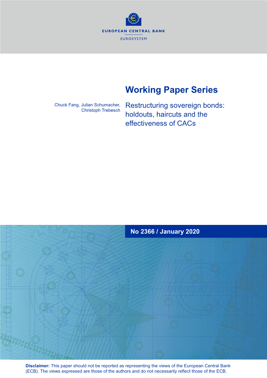 Working Paper Series